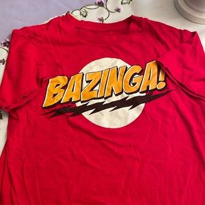 Big Bang Theory Red T shirt